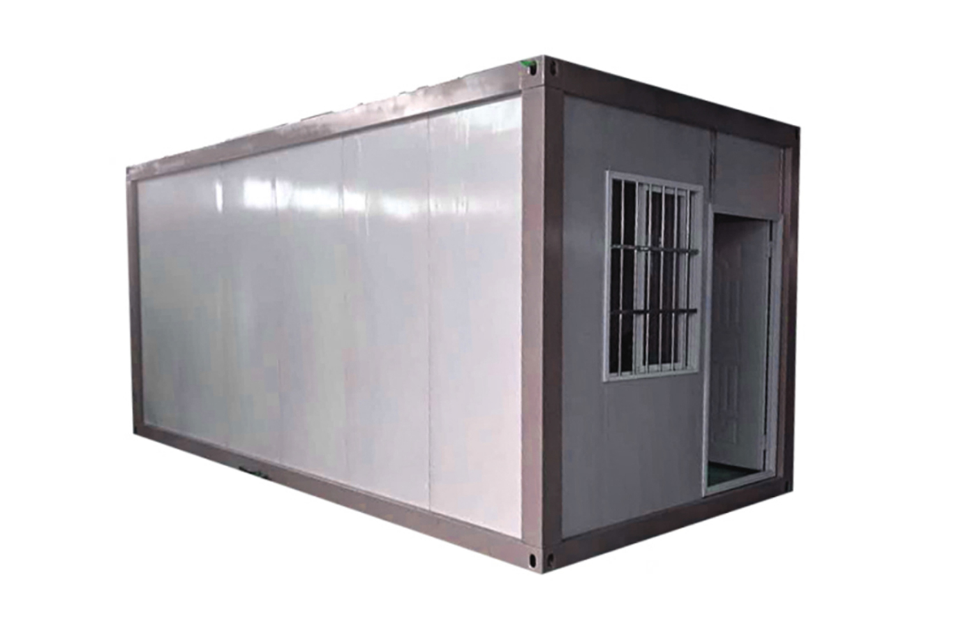 Přenosný 20ft prefabrikovaný plochý kontejnerový dům Cenově výhodná kancelář